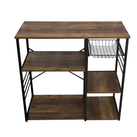 Organize your kitchen in style with our 5 Tier Wooden Kitchen Storage Organizer. 