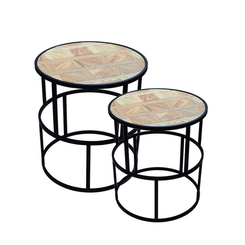 Set of 2 Round Table